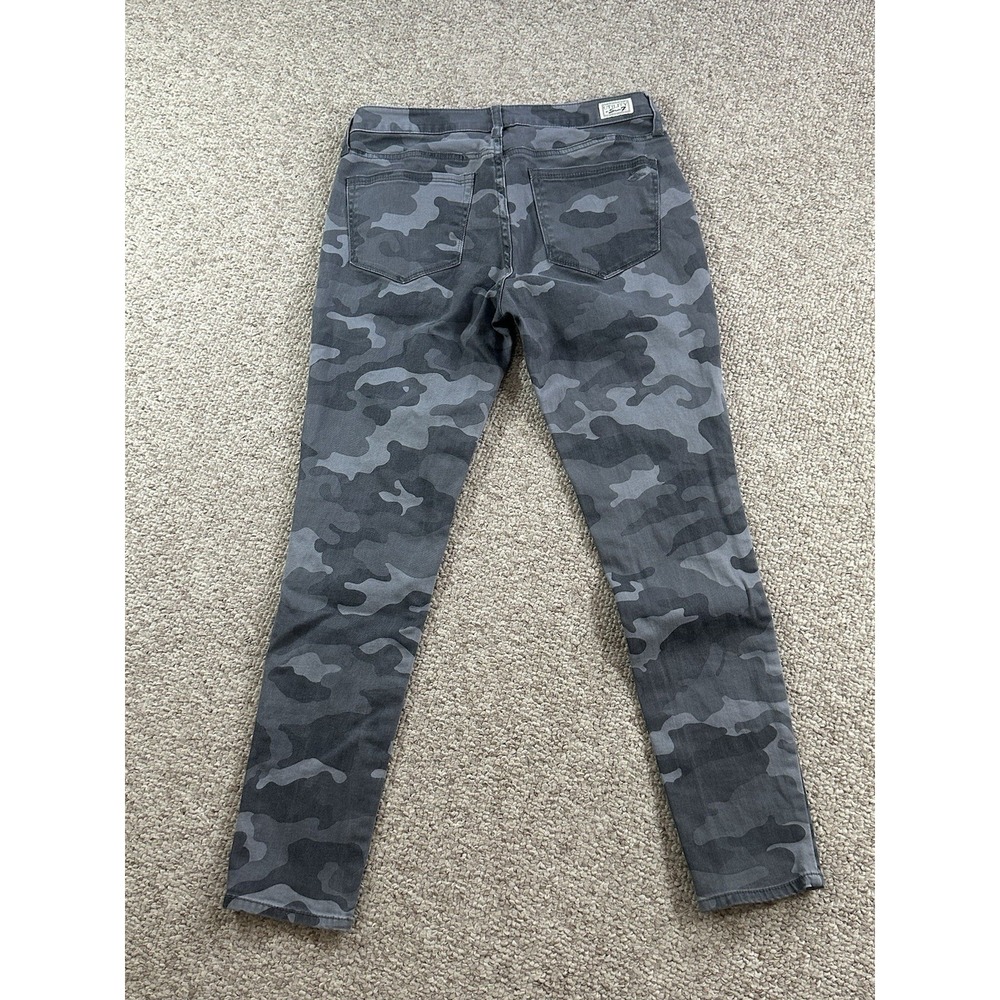 Seven Utility Ankle Skinny Women's Jeans Size 6(Actual 32x27) Camo Y2K Military - Picture 9 of 16